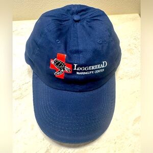NWOT = Loggerhead Marinelife Center Sea Turtle 🐢 Hat. Adjustable in Blue.